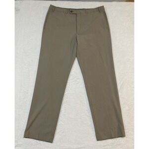 Lauren Ralph Lauren Mens Tan 38x32 Dress Pants Trouser Recyled Material Viscose